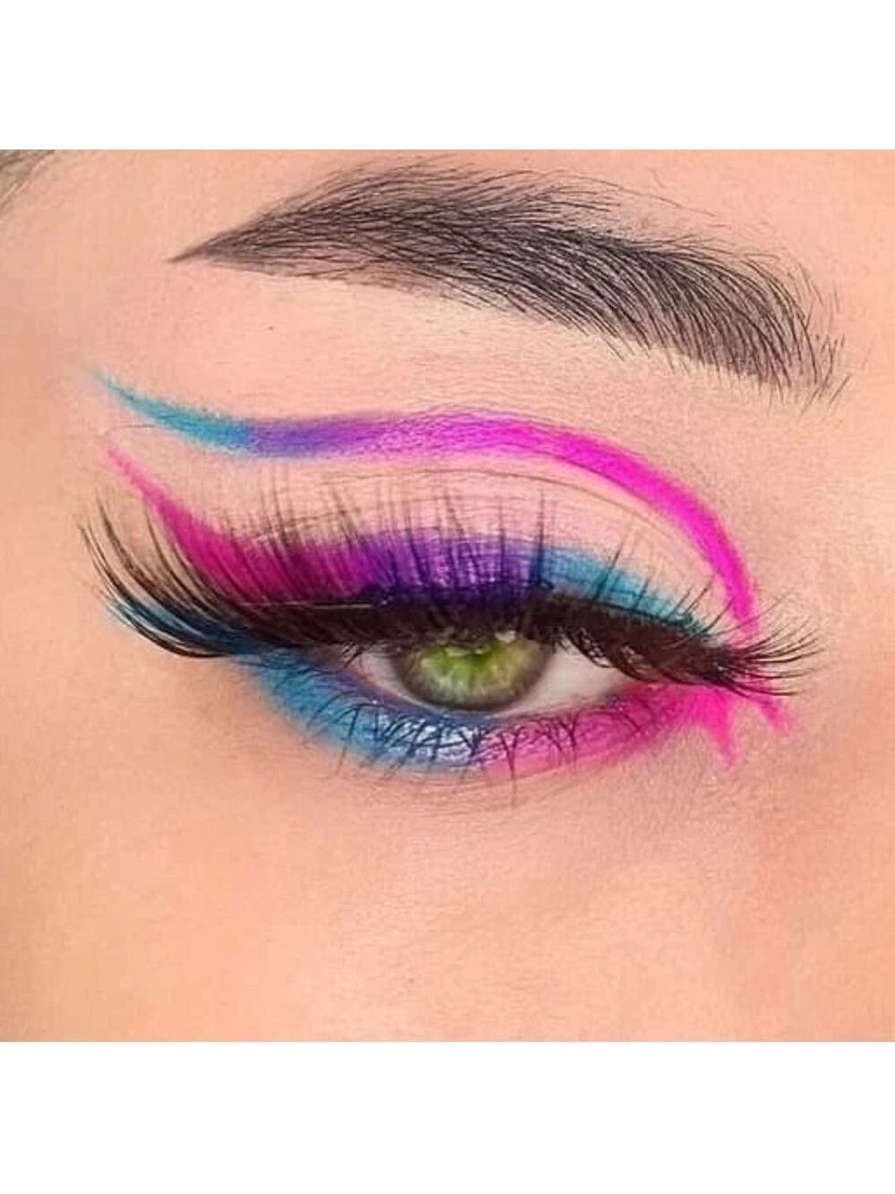 New/Sealed Illuminati Gel Paint Eyeliner Set in Electric Pink & Electric Blue - Picture 5 of 12